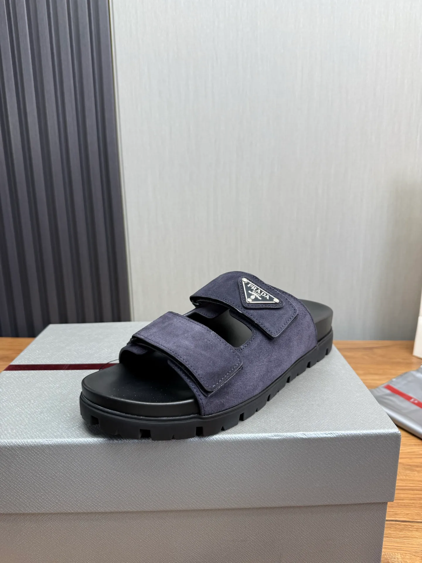 Men's shoes 💰440💰 ＰＲＡＤＡPrada - popular men's slippers hot sale 🔥 🩴Official website one to one production 38-45 sizes 45 46 🉑️Customized!